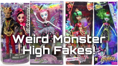 The Bizarre World Of Fake Bootleg Monster High Dolls Diving Into Ardana Girl More Youtube