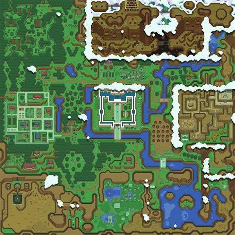 Link To The Past Map With Items World Map Atlas