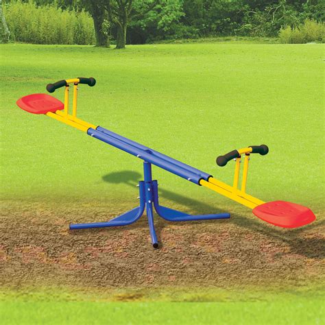 New Spinning Seesaw Rotating Teeter Totter Playground Equipment