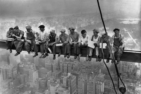 Review Men At Lunch A Close Up Of A Famed Photo Of Ironworkers