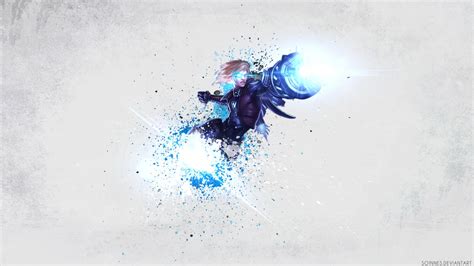 Wallpaper Drawing Illustration League Of Legends Blue Adc Ezreal