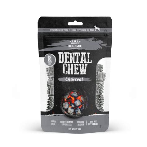 Absolute Holistic Dental Chew Charcoal Value Pack 160g | PetMall Singapore