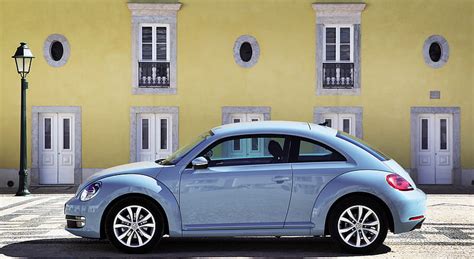 2012 Volkswagen Beetle Light Blue Side Car Hd Wallpaper Peakpx