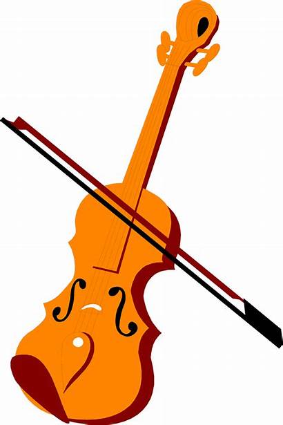 Violin Clipart Bow Clip Transparent String Background