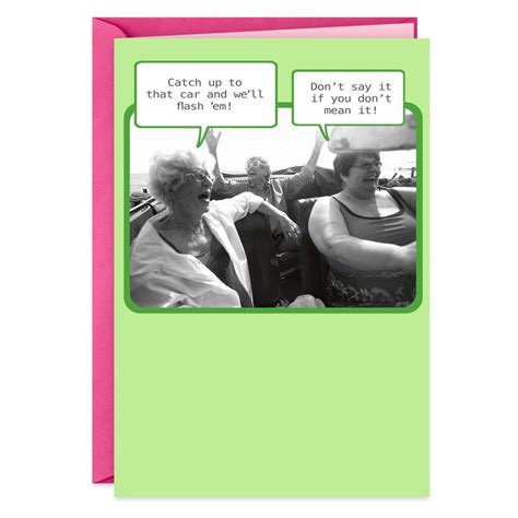 Daring Old Ladies Funny Birthday Card In 2020 Birthday Cards Funny