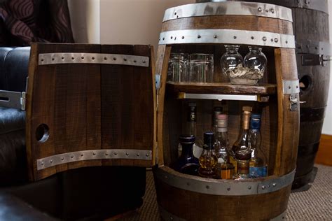 Compact Barrel Drinks Cabinet By Faitmaiz On Etsy