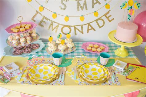 Lemon Party Inspiration For A Lemon Or Lemonade Birthday Party Sugar