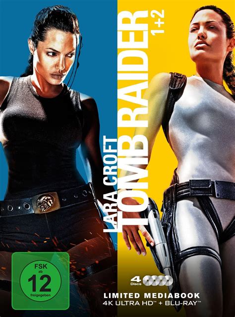 Lara Croft Tomb Raider 1 2 Mediabook Limited Edition 2 X 4K Ultra