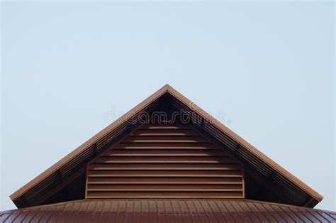 Roof Top Triangle Stock Image Image Of Roof Area Blank 51110353