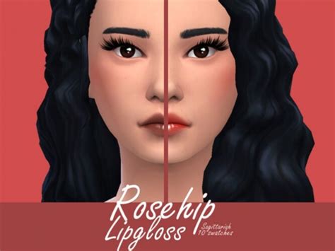 Rosehip Lipgloss By Sagittariah At Tsr Sims 4 Updates
