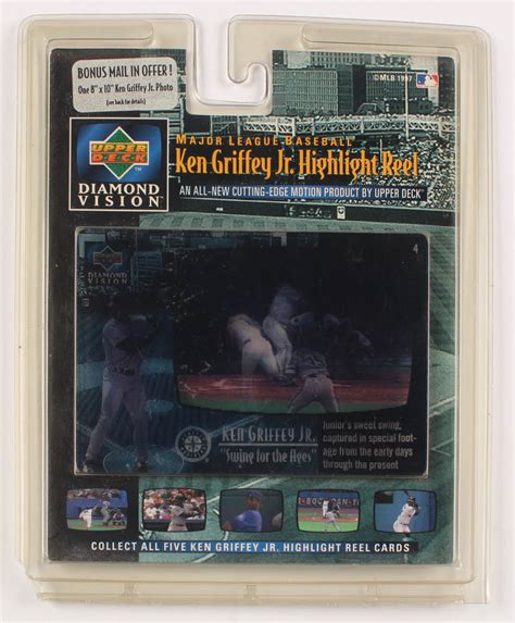 Ken Griffey Jr Swing For The Ages 1997 Upper Deck Diamond Vision