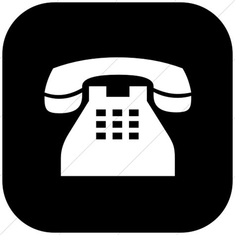 White Telephone Icon Png 227445 Free Icons Library