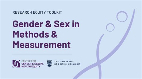 Gender And Sex Research Centre For Gender And Sexual Health Equity