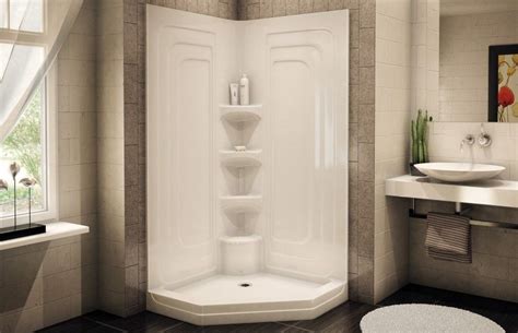 Gorgeous One Piece Shower Units Of Small Bathroom Design Wonderful One Piece Shower Units Used