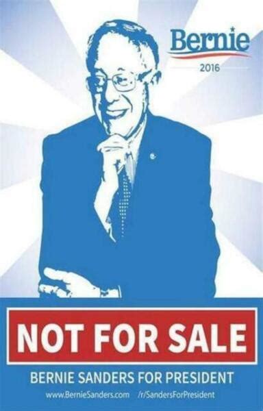 Bernie Sanders Campaign Poster For Sale Online Ebay