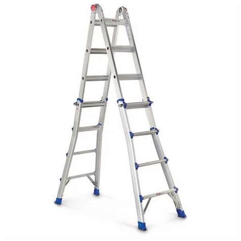 Super Industries Step Ladder Aluminium Domestic Ladder 7 Steps For