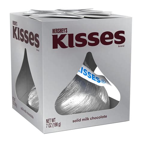 buy hershey s kisses solid milk chocolate candy valentine s day 7 oz t box online at