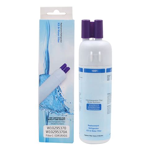 This water filter is designed to replace whirlpool edr1rxd1, w10295370a, everydrop ice & water refrigerator filter 1. Whirlpool w10295370a & Kenmore 46-9930 Replacement ...