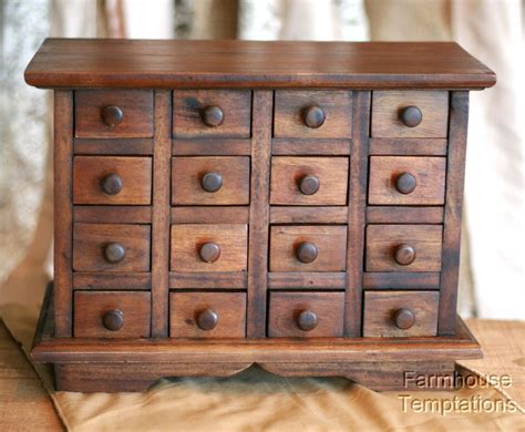 This is where the apothecary cabinet/card file comes into play. VINTAGE STYLE APOTHECARY CABINET Antique Reproduction ...
