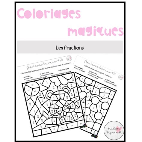 Coloriages magiques_Fractions