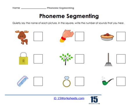 Phoneme Segmenting Worksheets 15