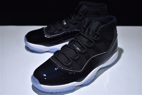 The low top version of the og air jordan 11 'concords' features a white mesh upper with black patent leather overlays and concord branding. Men's and Women's Air Jordan 11 Retro Space Jam Black ...