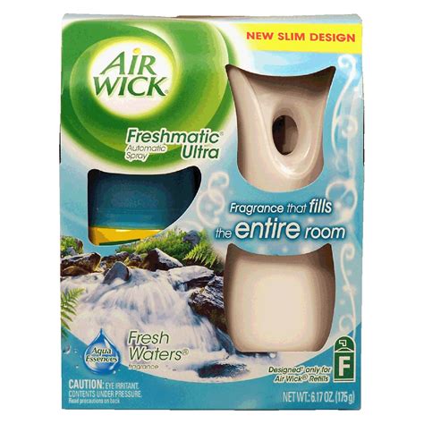 Air Wick Freshmatic Ultra Automatic Spray Fresh Waters Scent D617oz Aerosol Spray