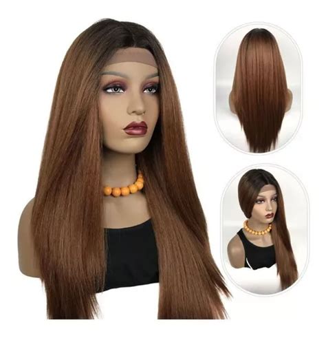 Wig Annabelle Front Lace Lisa Fibra Futura 70 Cm Ser Mulher Frete Grátis