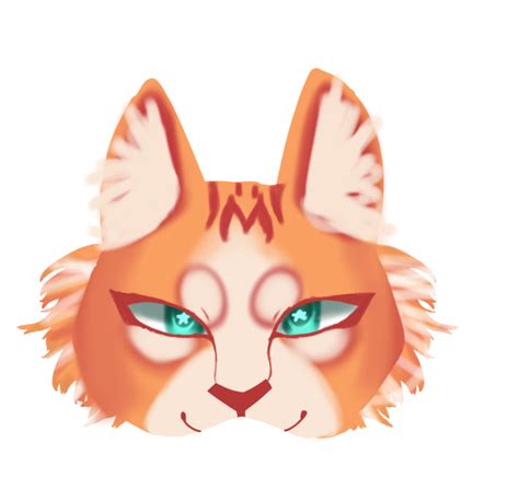 Therian Mask Ginger Tabby Cat Ibispaint
