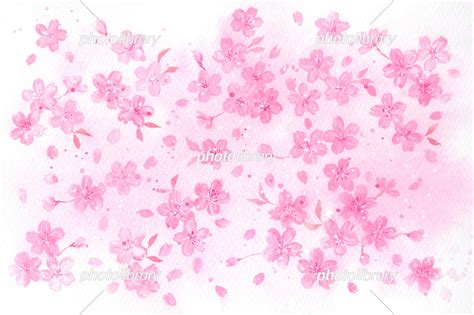 水彩の桜の背景 イラスト素材 5820894 フォトライブラリー Photolibrary