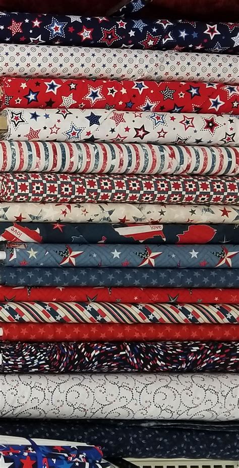Red White And Blue Fabrics Stop In And See Our Selection Of