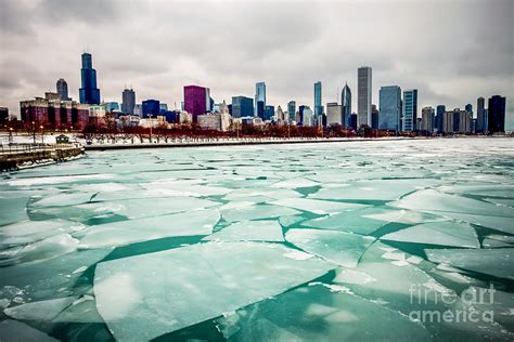 Chicago Winter Skyline Photograph By Paul Velgos