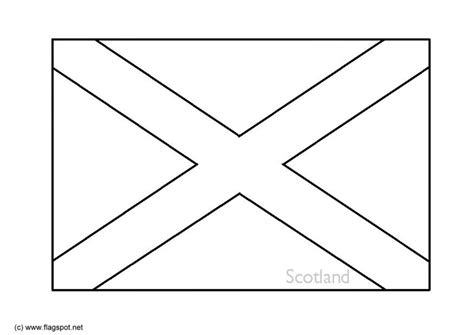 Scotland Flag Coloring Page Coloring Pages