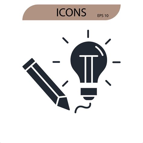 Creativity Icons Symbol Vector Elements For Infographic Web 9843254