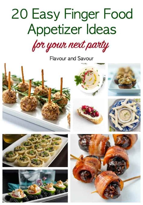 20 Easy Finger Food Appetizers Flavour And Savour