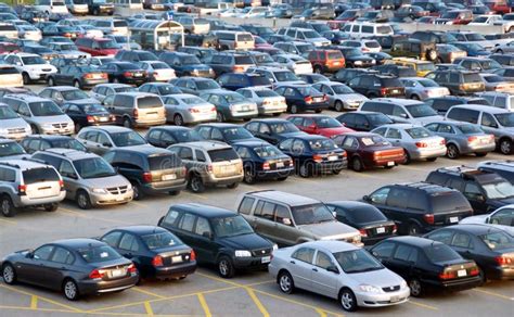Full Parking Lot Editorial Stock Photo Image Of Traffic 6316473