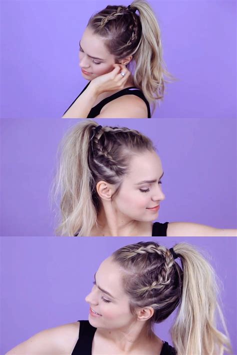 Mesmerizing combo lace and french braids. Pin on Braided Hairstyles and Other Hairstyles
