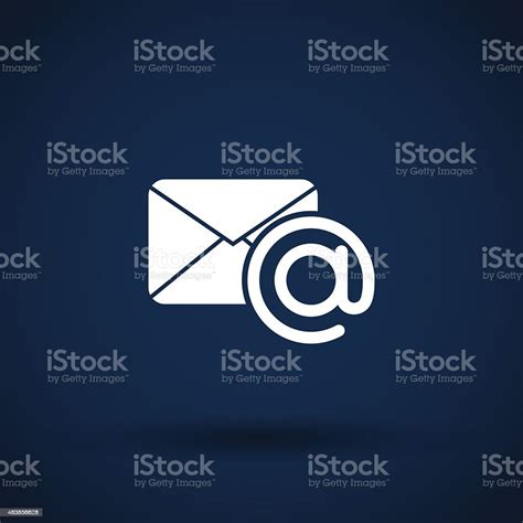 Illustration Email Icon Outbox Flat Box Inbox Stock Illustration