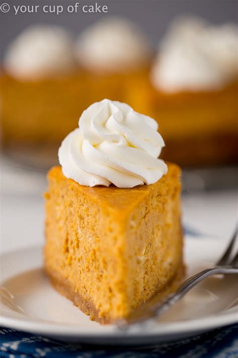 Gradually add in sugar, beating well until combined. Ultimate Pumpkin Cheesecake - Better than The Cheesecake Factory - Your Cup of Cake