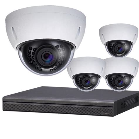 Dahua N444e42s Ip Security Camera System 4 Camera Outdoor 4mp 2tb