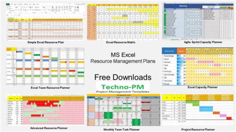 Resource Management Spreadsheet Template — Db