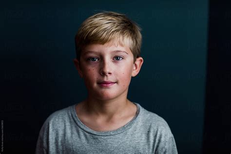 Portrait Of A Confident Preteen Boy By Stocksy Contributor Kelly