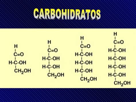 Estructura Química De Los Carbohidratos Monosacáridos Disacáridos Y