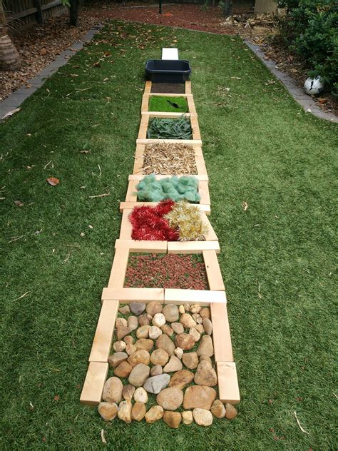 Natural Sensory Path Outdoor Fun For Kids Sensory Garden Outdoor