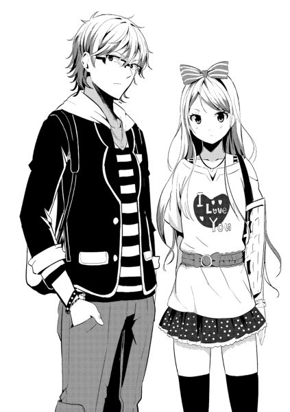 Anime Black And White We Heart It Anime Manga And Couple