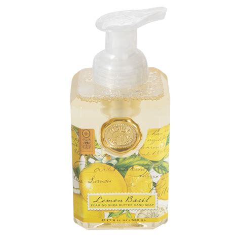 Michel Design Lemon Basil Foaming Shea Hand Soap 530ml Peters Of