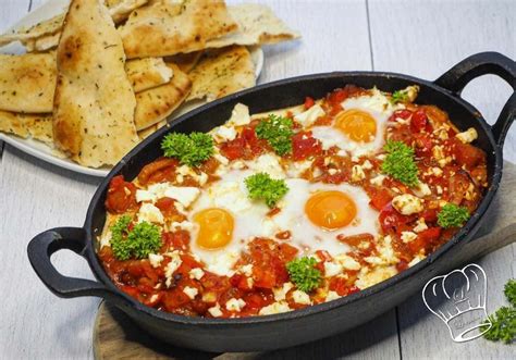 Recette Shakshuka Aux œufs Pochés Tomates Et Feta Lorminy