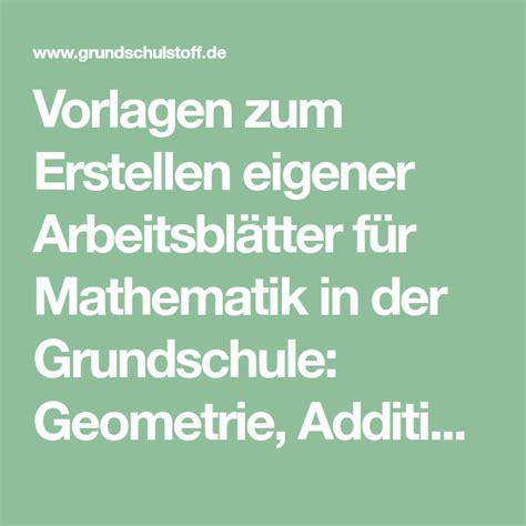 Check spelling or type a new query. Vorlagen zum Erstellen eigener Arbeitsblätter für ...