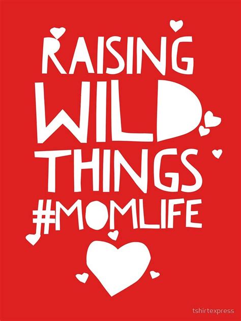 Raising Wild Things Momlife Womens Fitted Scoop T Shirt By
