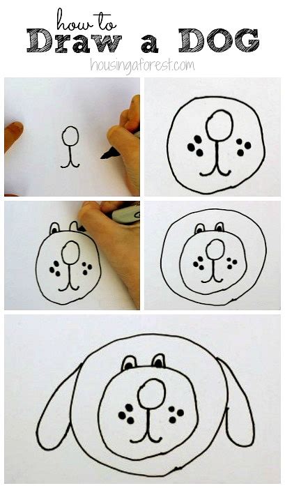How to Draw a Dog | Housing a Forest